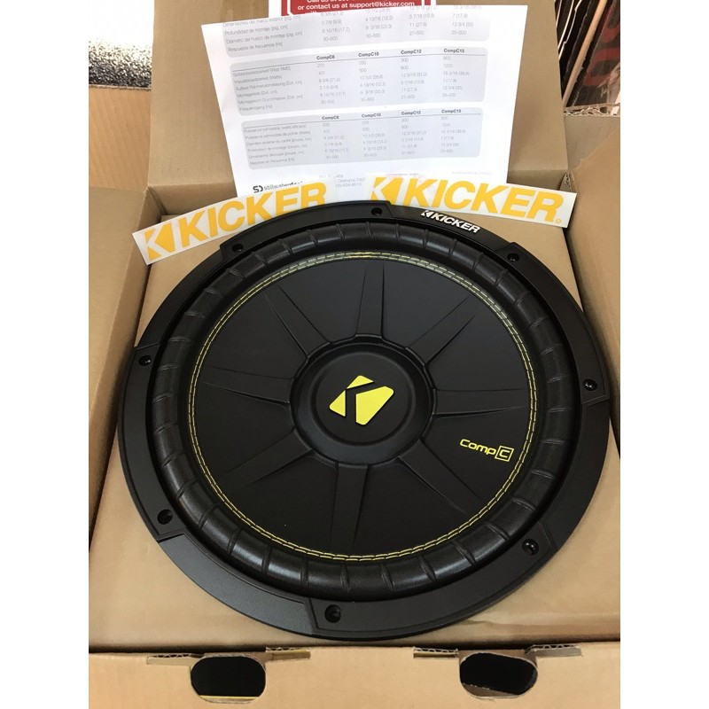 kicker comp 12 subwoofer