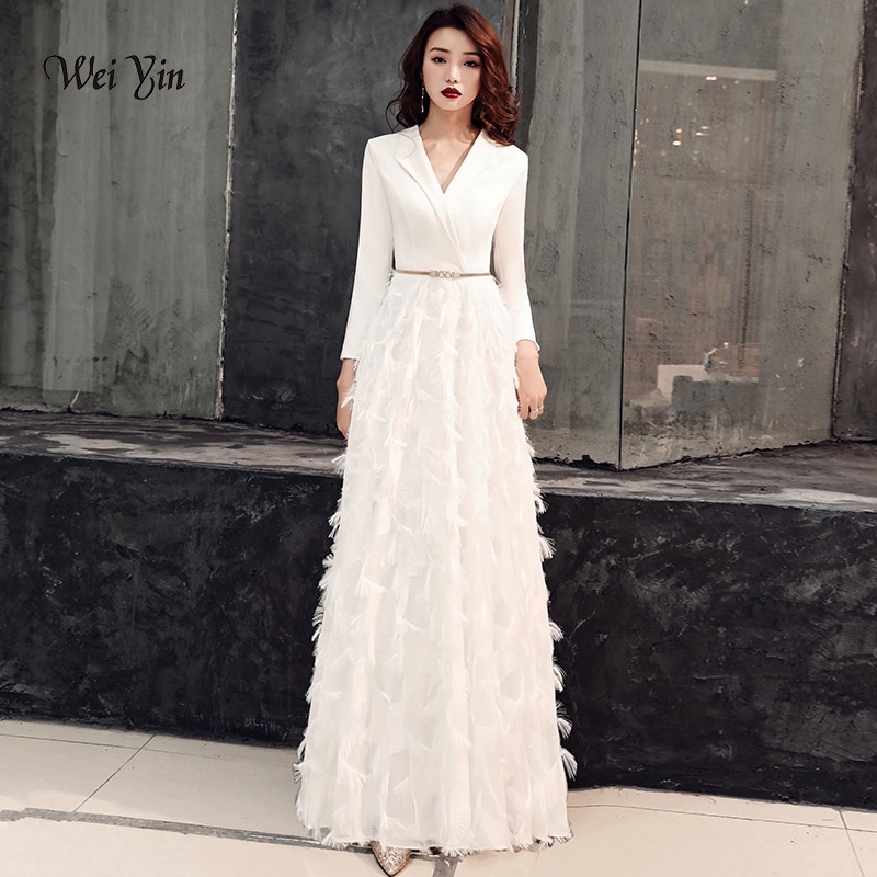 white elegant evening gowns