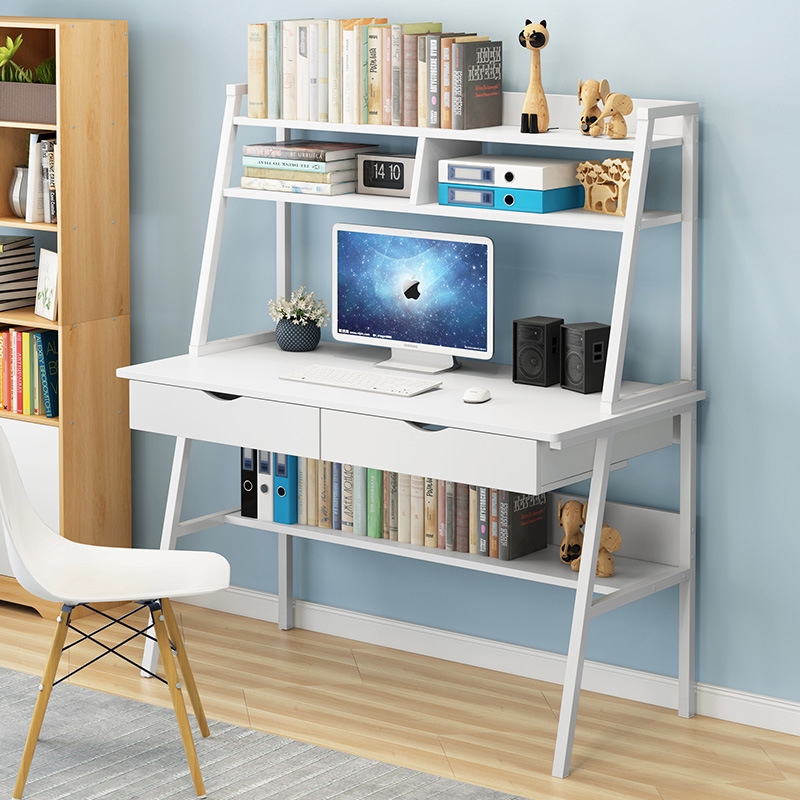 Computer Desk Desk Household Simple Desk With Bookshelf Desk