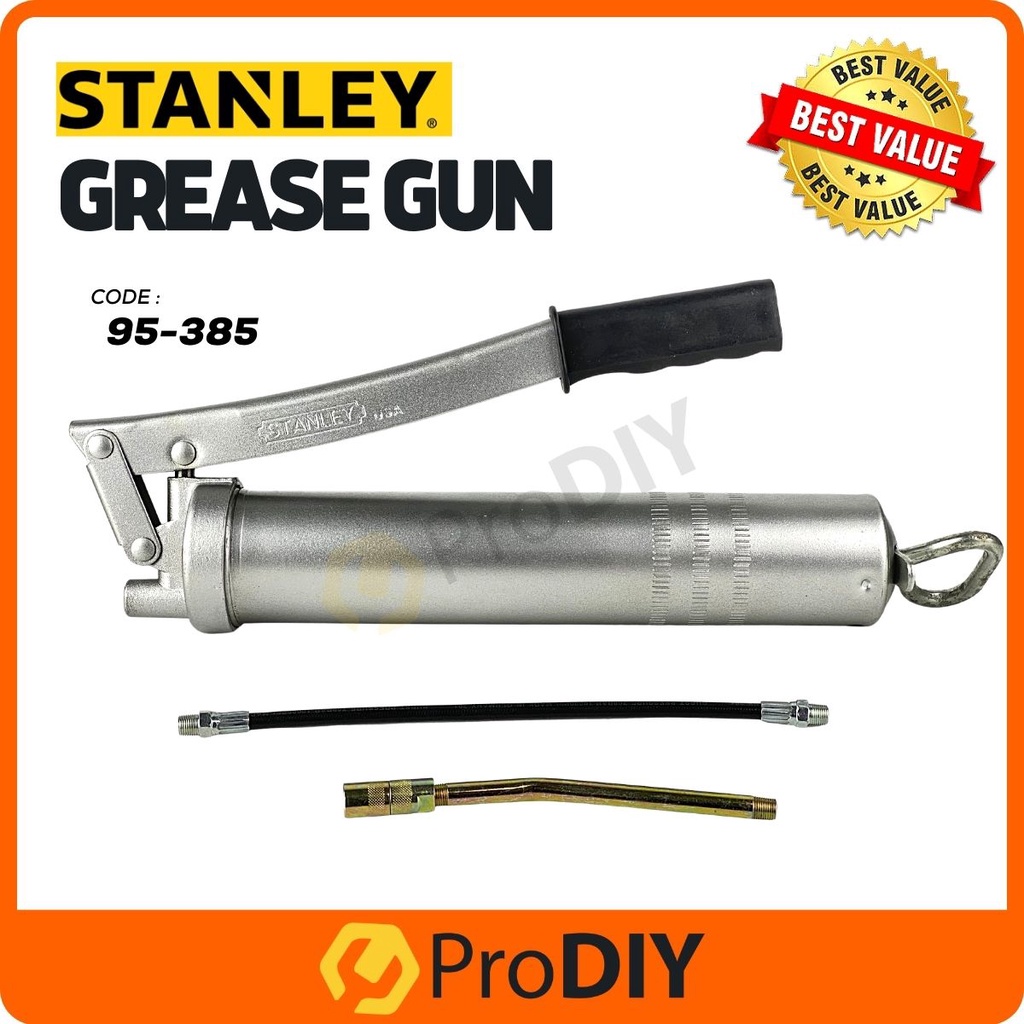 STANLEY Bracing Hand Grease Gun Pump 95-385 1V [100% ORIGINAL] 9000PSI ( 95385 )