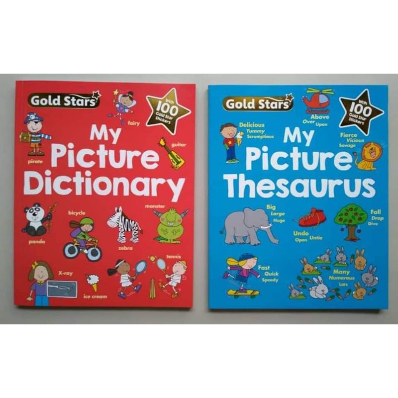 Gold Stars My First Picture Thesaurus and picture dictionary Shopee