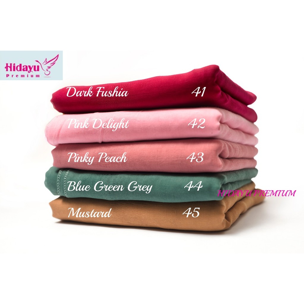 [HIDAYU PREMIUM] Tudung Bawal Cotton Premium Plain Viral Bawal Cotton ...