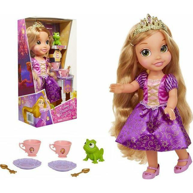 tea time with rapunzel and pascal