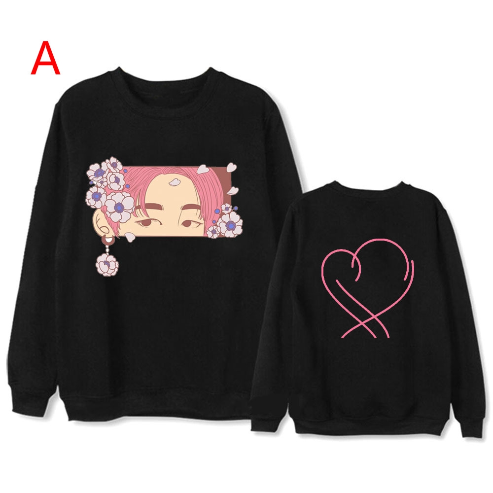 bts printed sweatshirt