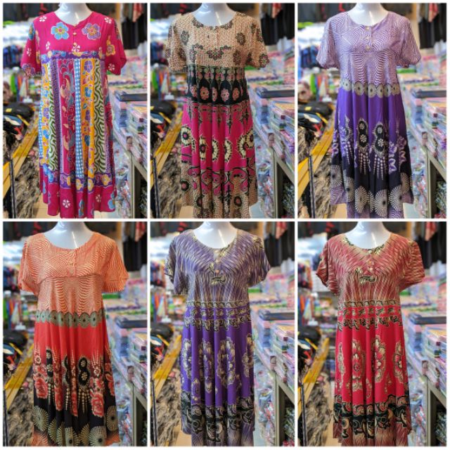  BAJU  BATIK  BAJU  DRESS BAJU  BATIK  TIDUR FREE SIZE GOOD  