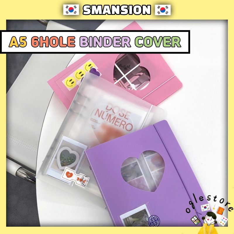 Korean A5 Binder Cover 6Hole POLCO Collectbook Bindercover A5 6Ring