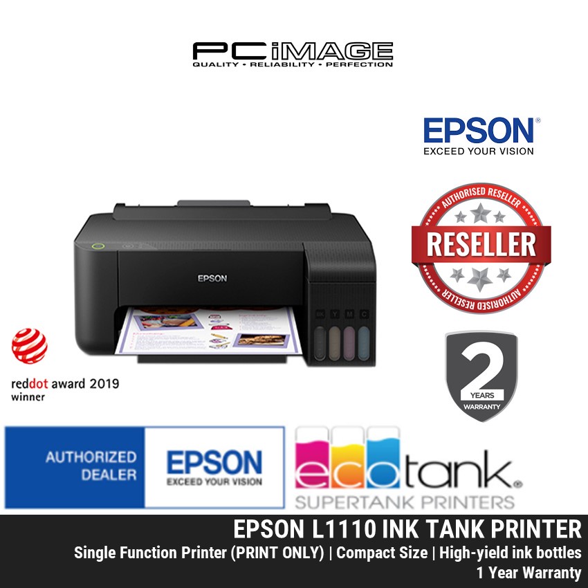Epson Ecotank L1110 Ink Tank Printer Print Only Shopee Malaysia 1220