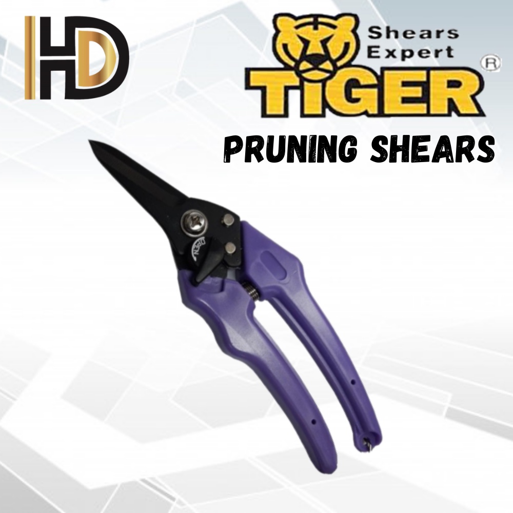 TIGER SHEARS EXPERT/PRUNING SHEARS (MADE IN TAIWAN) Gardening Cutter