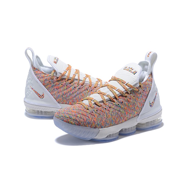 nike lebron 16 white multicolor