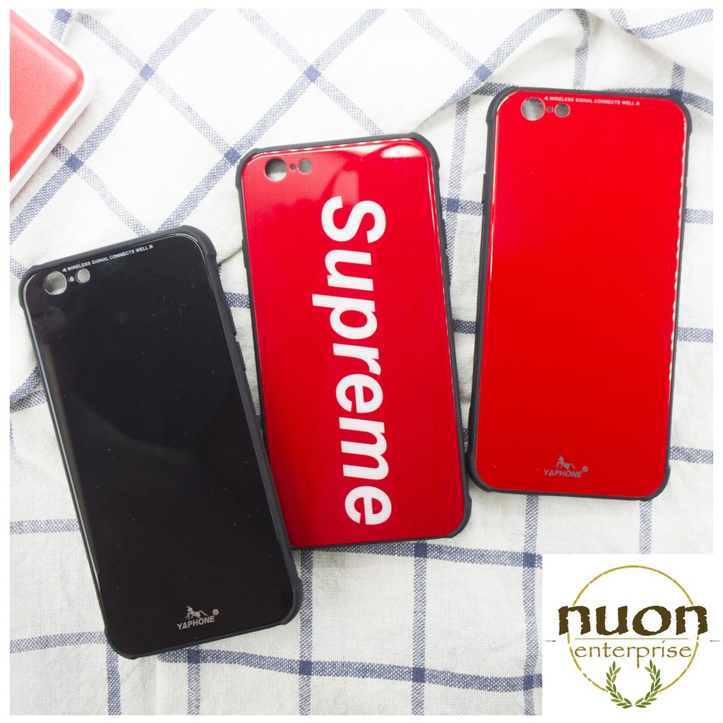Iphone 6 6s 9h Glass Case Supreme Series Shopee Malaysia