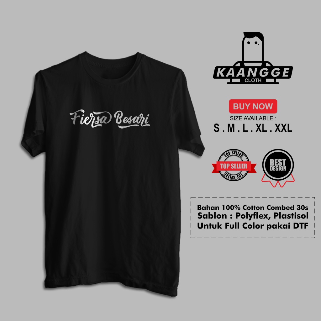 Fiersa Besari T-Shirt Logo Music Clothes | Shopee Malaysia