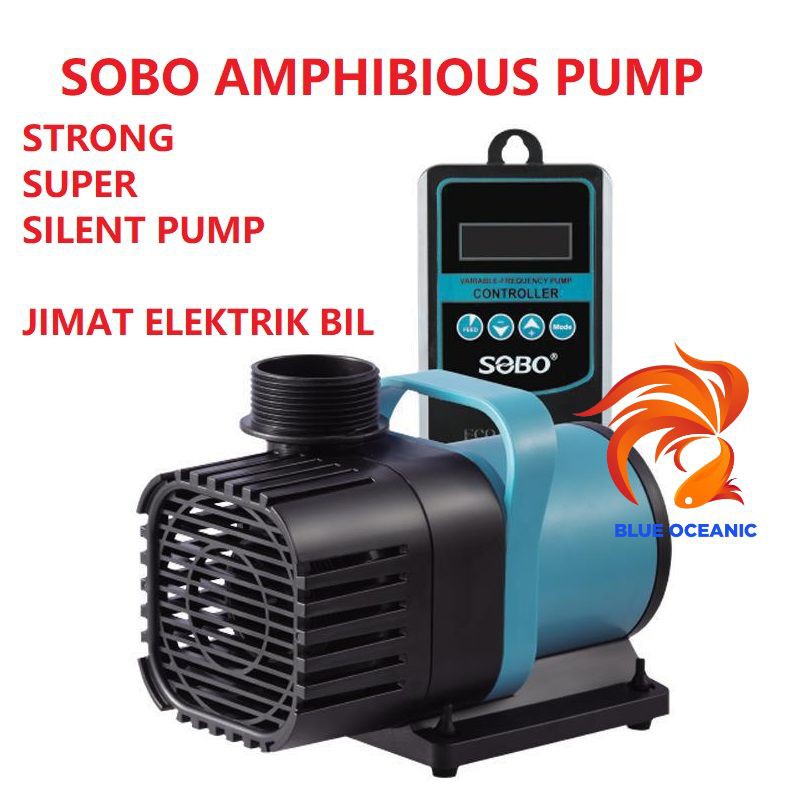 Sobo AC Amphibious SA-5000/8000/12000L Water Pump Fountain Pond ...