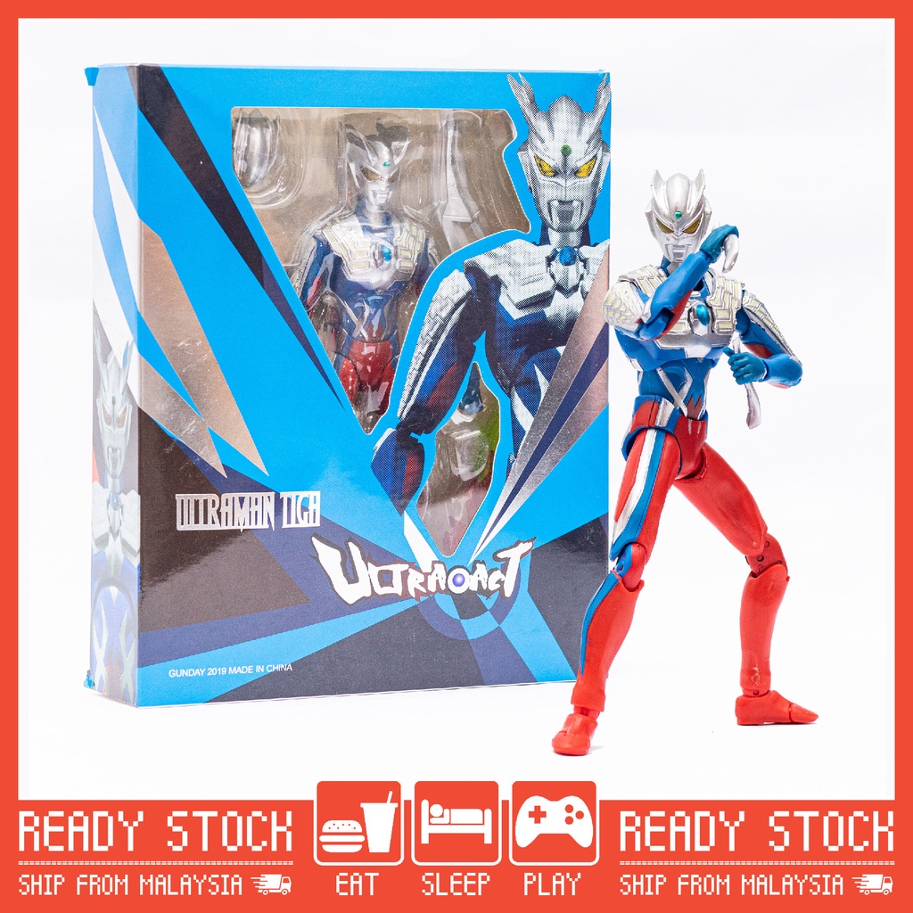 Oem 17cm Shf Ultra Act Action Figure Ultraman Zero Lot Accessories 17 Moveable Joint Flexible Pose Collection Toy Shopee Malaysia