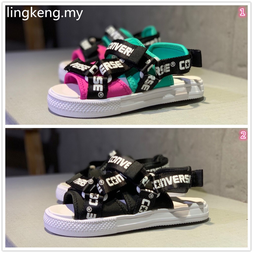 converse sandals pink