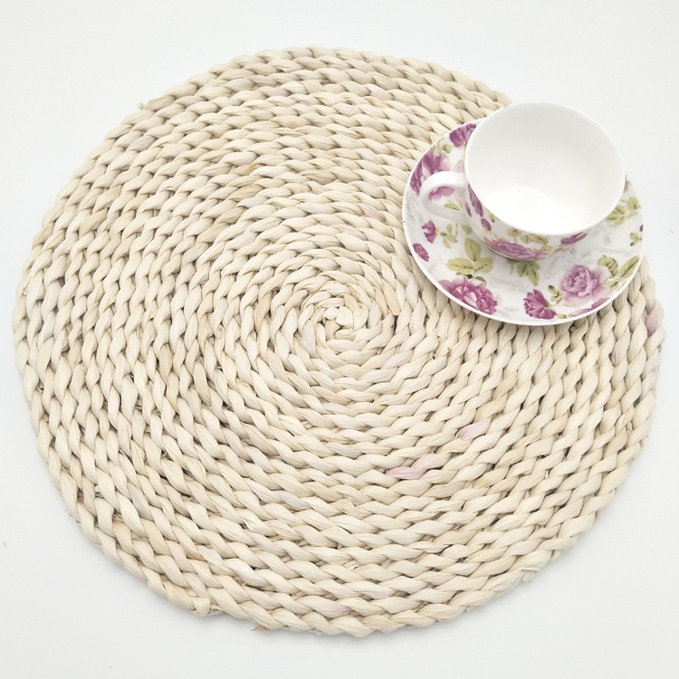 4 Pcs Weave Placemats Water Hyacinth Weave Placemats Class Table