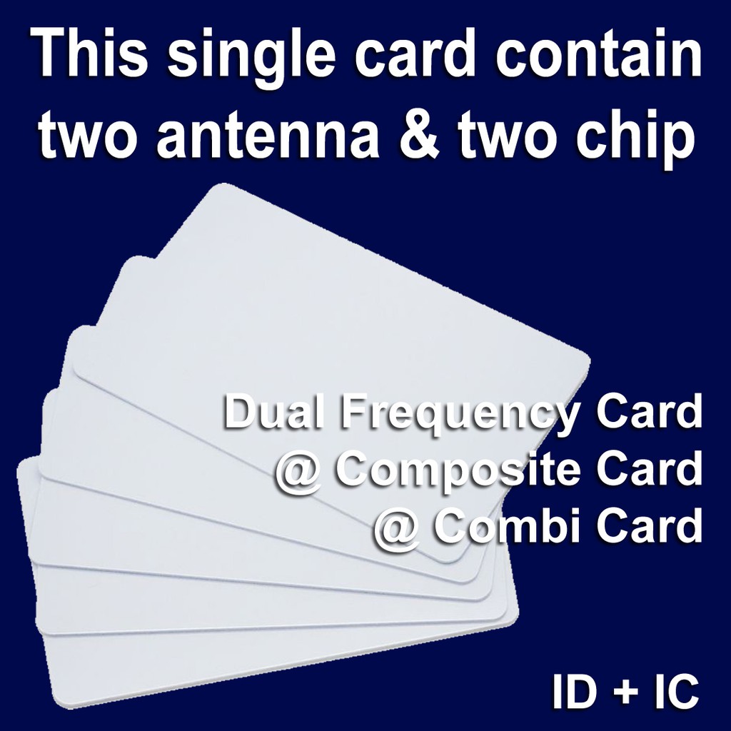 ID 125khz TK4100 + IC 13.56mhz MF1 Dual / Two Frequency RFID Access Card |  Shopee Malaysia