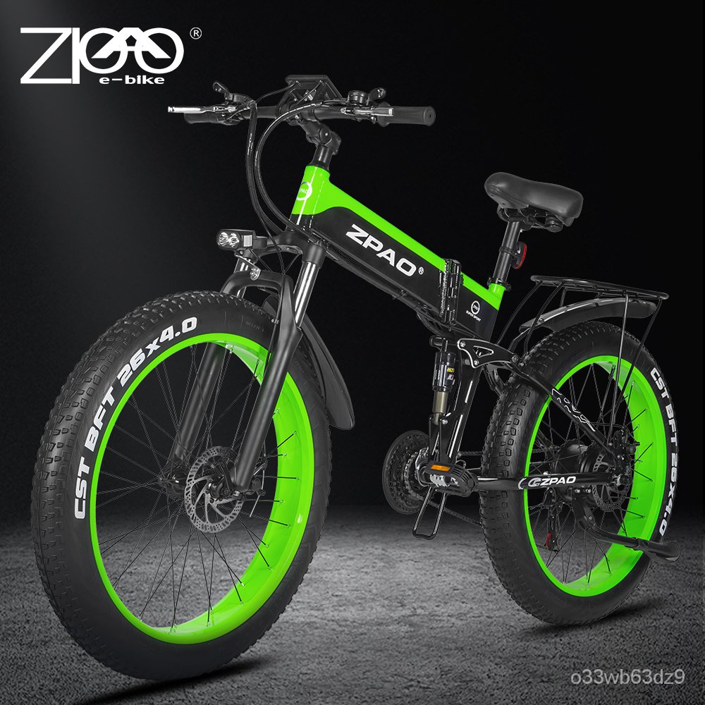 zpao electric bike fat bike 1000w
