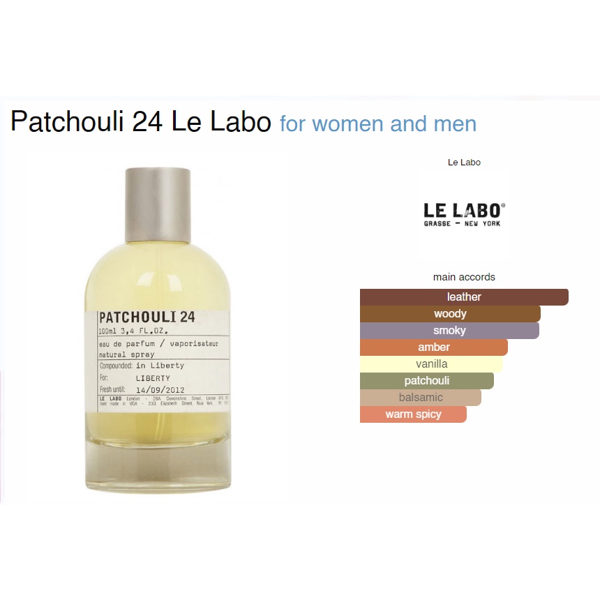 魅力的な価格 LE LABO ルラボ パチュリ24 PATCHOULI fawe.org