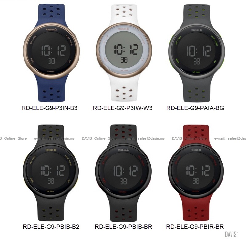 reebok watch water resistant