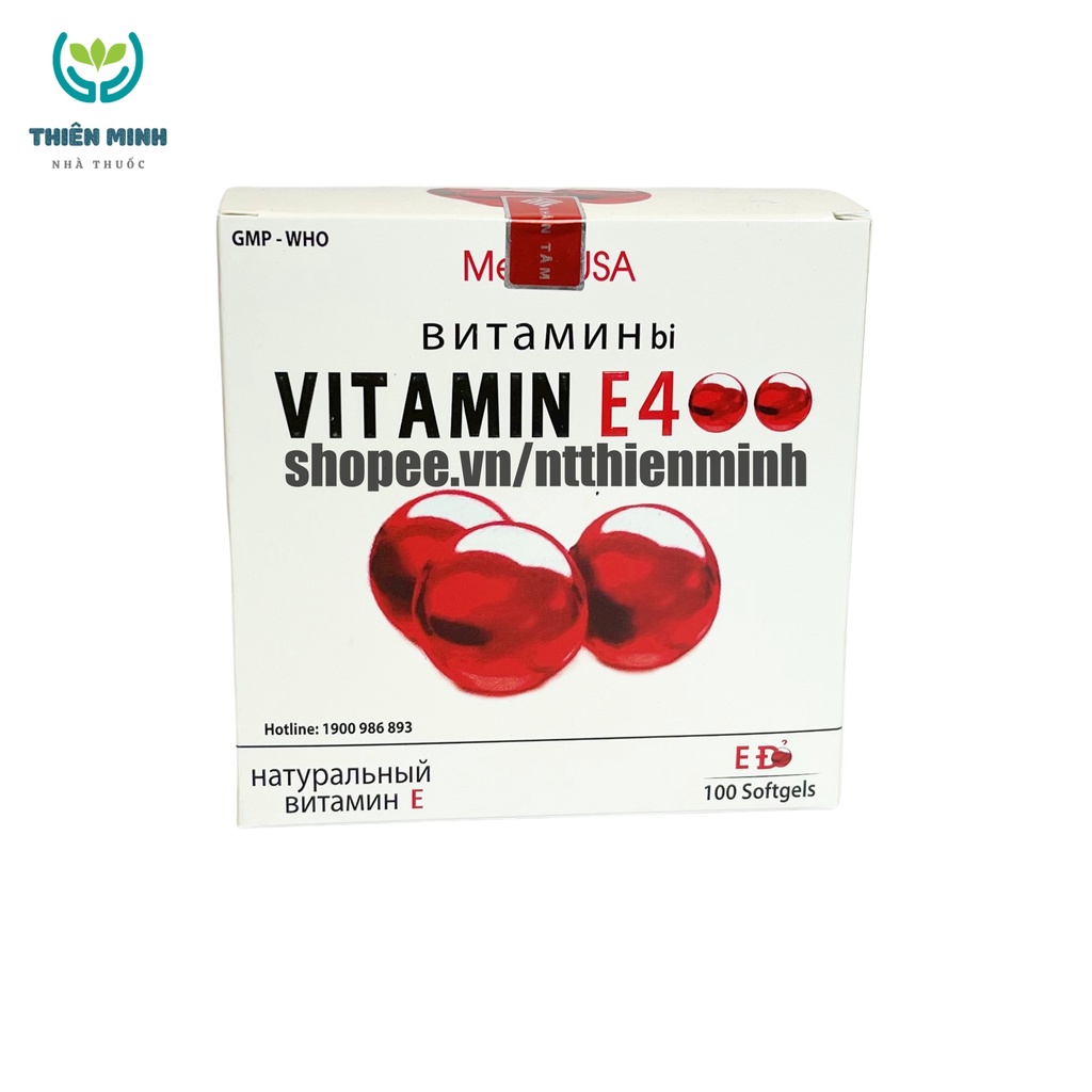 Red vitamin E Oral Capsules Help Beautify The Skin, Whiten The Skin, Restore Wrinkled Skin Box