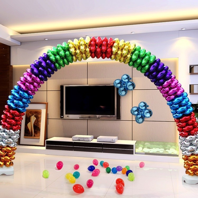 18 45cm Heart Clover Balloon Arch Wedding Party Foil Helium