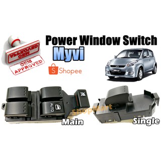 Original Proton Perdana Alfa V6 Sub Single Power Window 