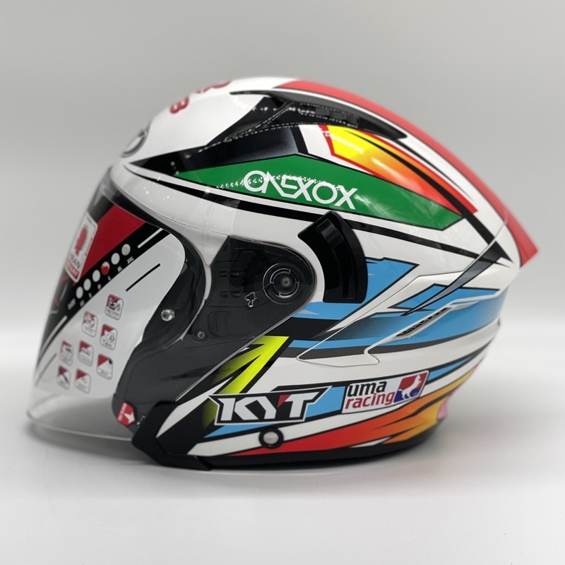 KYT NFJ Kasma Daniel Double Visor Helmet Shopee Malaysia