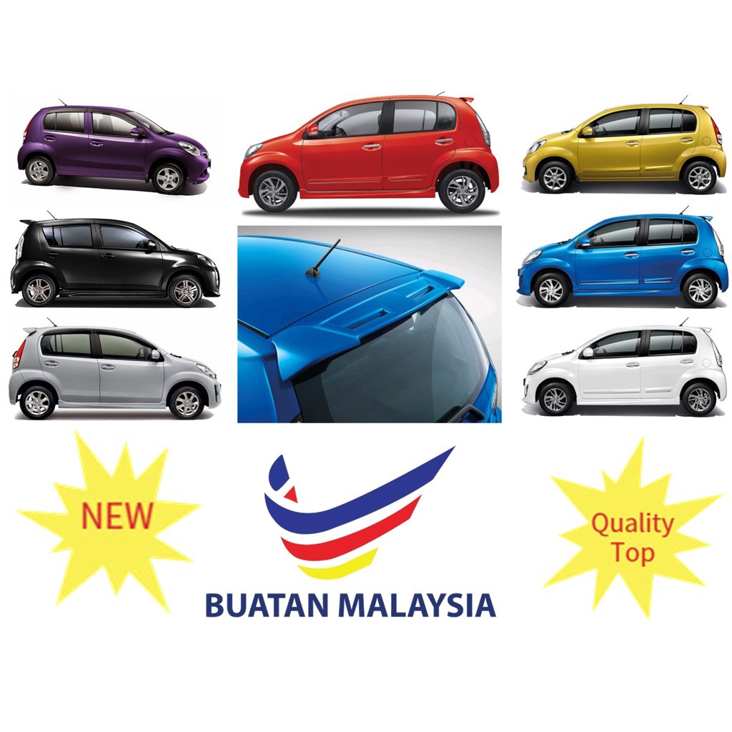 Perodua Myvi 2011 - 2017 Rear OEM ABS Spoiler  Shopee 