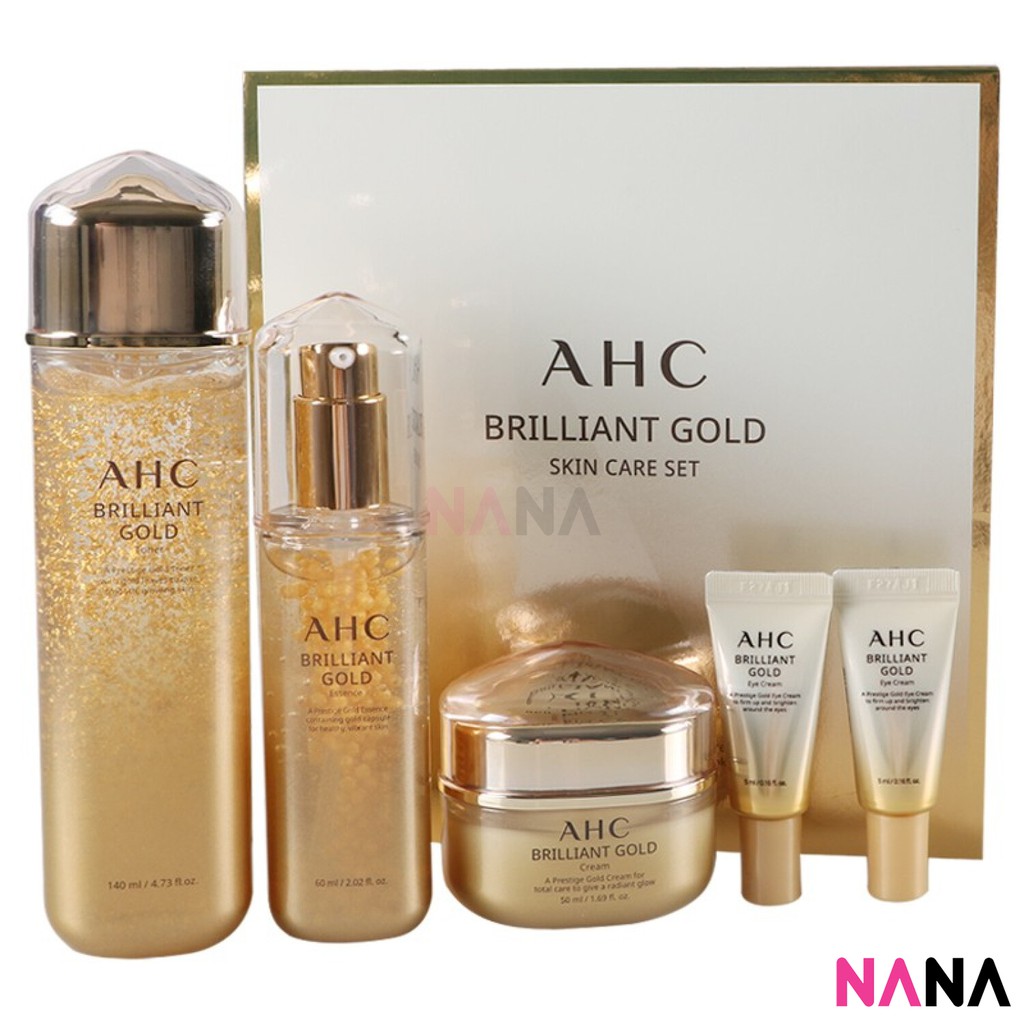 AHC Brilliant Gold Skin Care 3 Set | Shopee Malaysia
