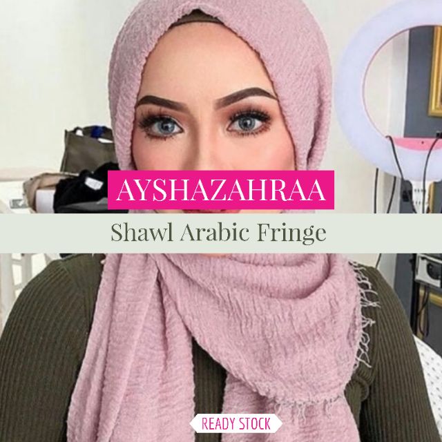 arabic fringe shawl