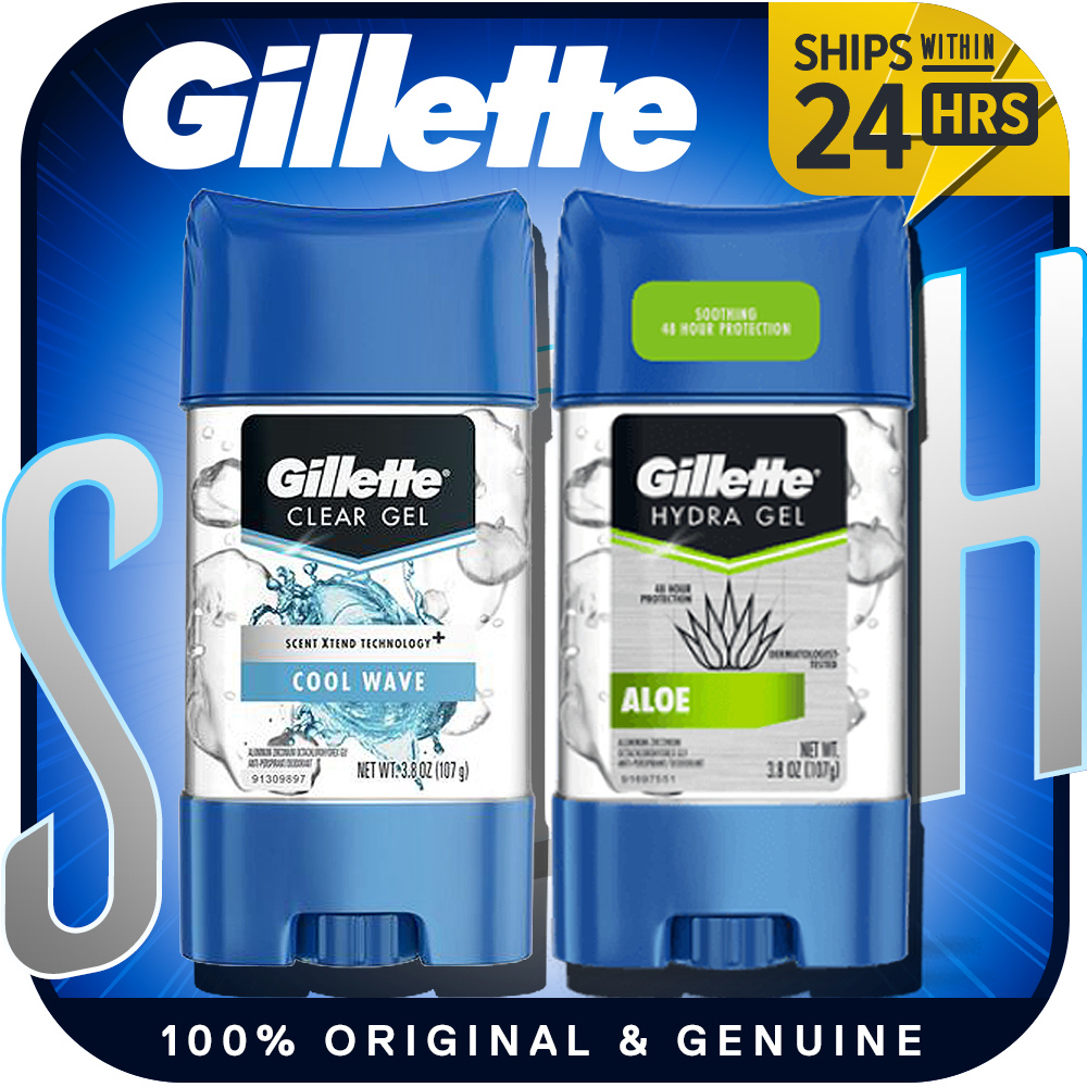 Gillette Antiperspirant Deodorant for Men Hydra Aloe / Clear Gel Cool