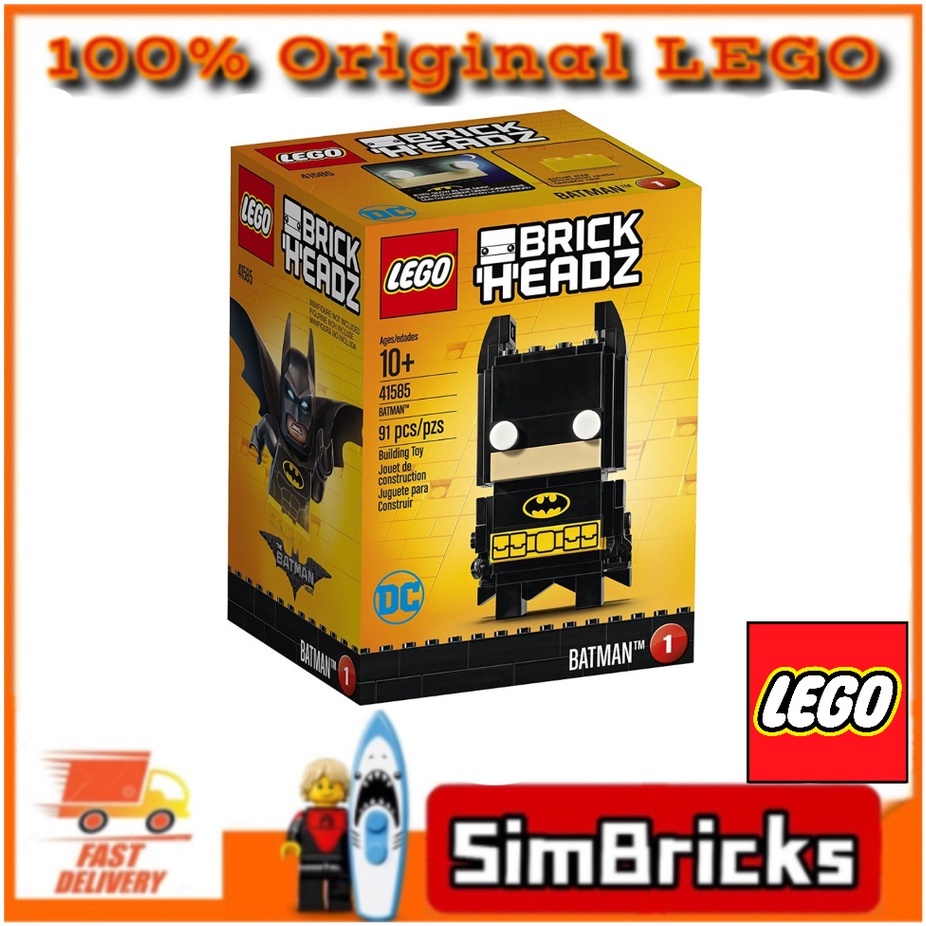 SimBricks) 41585 LEGO® BrickHeadz Batman™ | Shopee Malaysia