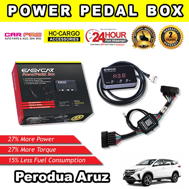 Perodua Aruz EASYCAR Power Pedal Box Accelerator Pedal Car 