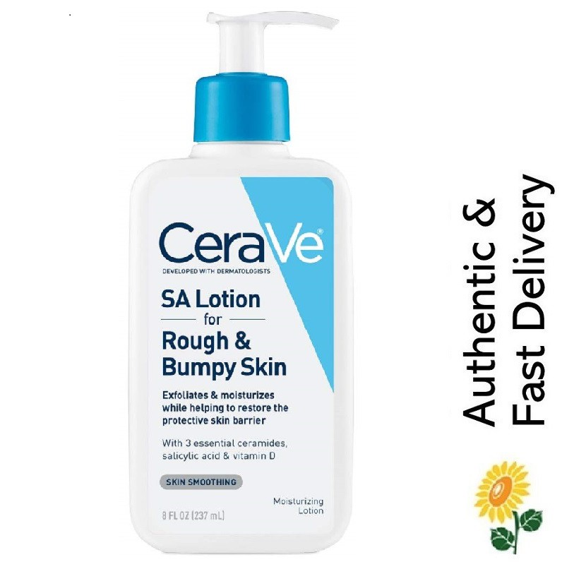 In Stock Cerave Sa Lotion For Rough Bumpy Skin 8 Fl Oz 237 Ml Shopee Malaysia