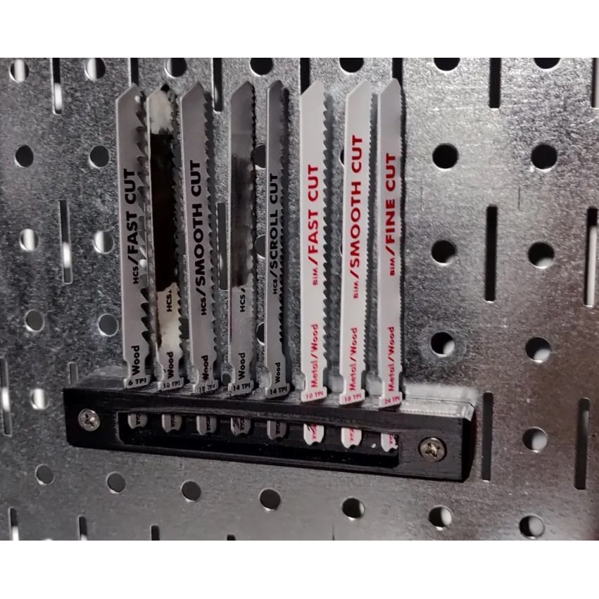 Jig Saw Blade Holder Wall Control Pegboard Mount Shopee Malaysia