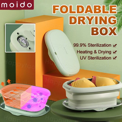 Moido Foldable Clothes Dryer Portable Sterilizer UV Light Heating