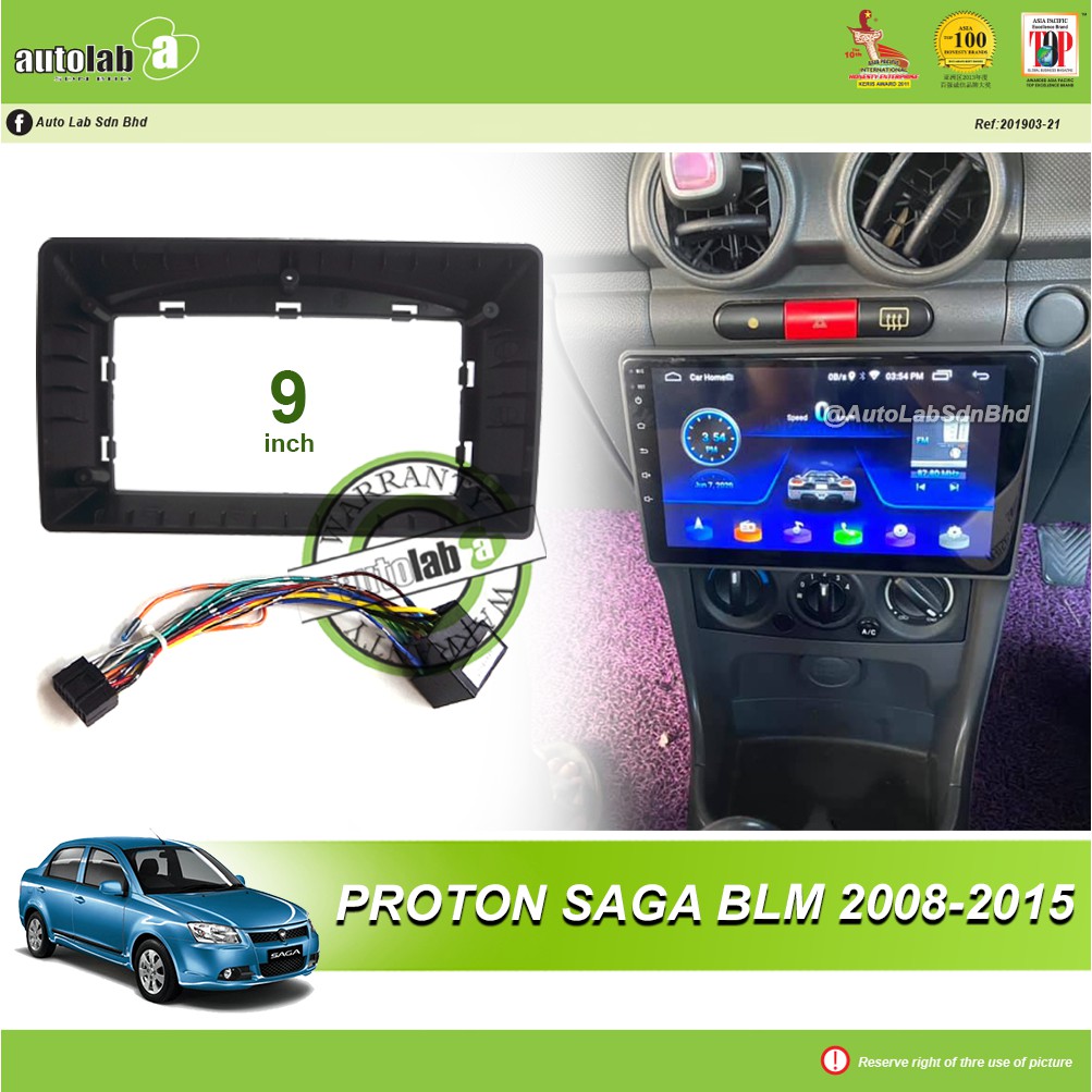 Android Player Casing 9" Proton Saga BLM 2008-2015 ( with Socket Proton )