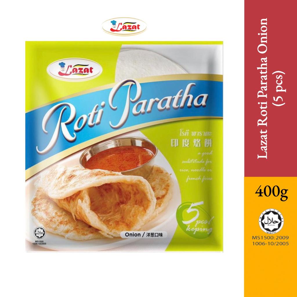 Lazat Roti Paratha / Roti Canai Onion Frozen (5pcs)