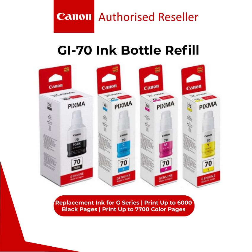 Canon GI70 Ink Bottle for Pixma G5070, G6070, G7070, GM2070, GM4070
