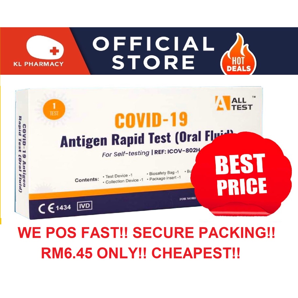 Covid test kit price malaysia