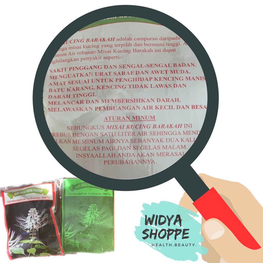 Rempah Rebusan Daun Misai Kucing Barakah  Shopee Malaysia