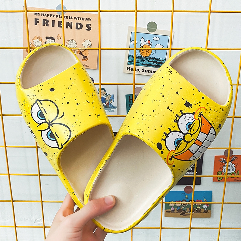 Adidas Yeezy Slides X SpongeBob Sandals 