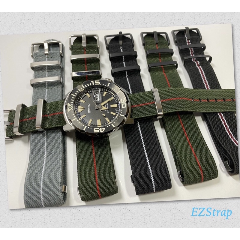 Quality Nato Strap Zulu Strap Stretchable Nylon Replacement Band for Casio  Seiko Fossil Samsung Huawei | Shopee Malaysia