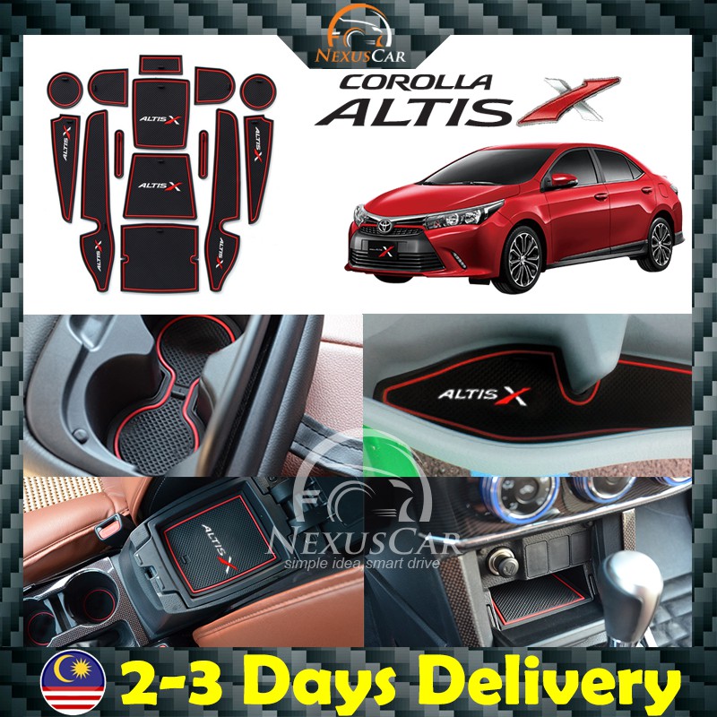 Nexus Car Toyota Corolla Altis X Car Interior Slot Mat