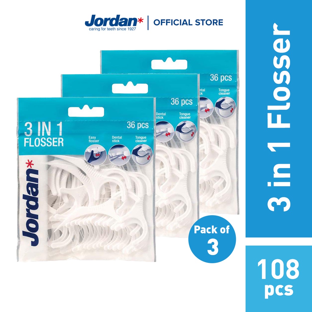 skarpt Skærpe Juster Jordan 3 in 1 Flosser (36 Pcs) | Shopee Malaysia