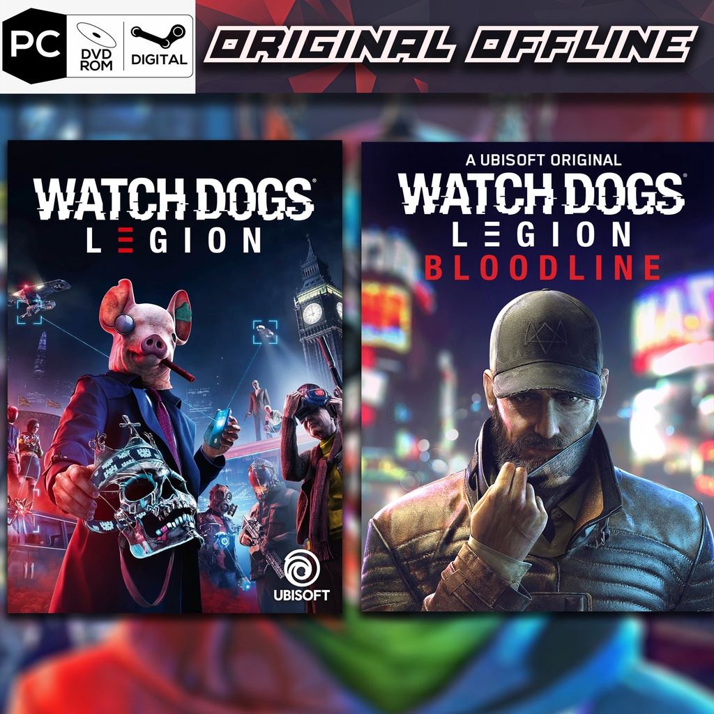 Ubisoft Offline Watch Dog Legion Bloodline Dlc Full Game Uplay Shopee Malaysia
