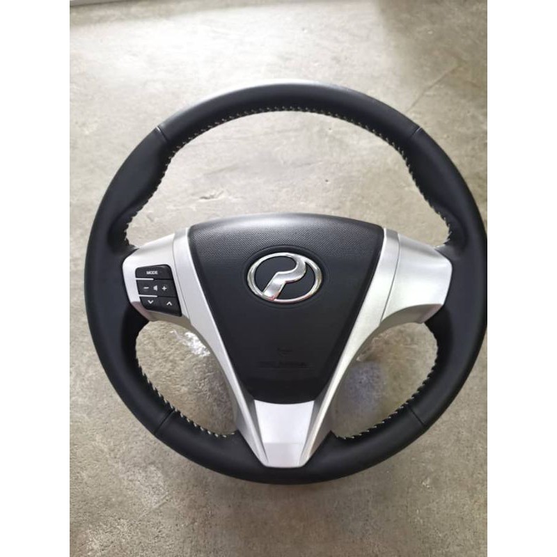 PERODUA BEZZA (2020) STEERING WHEEL LEATHER WITH MULTIFUNCTION SWITCH