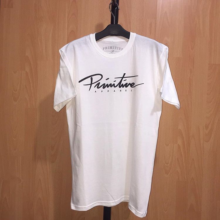  Baju T shirt  Primitive Apparel White Shopee Malaysia