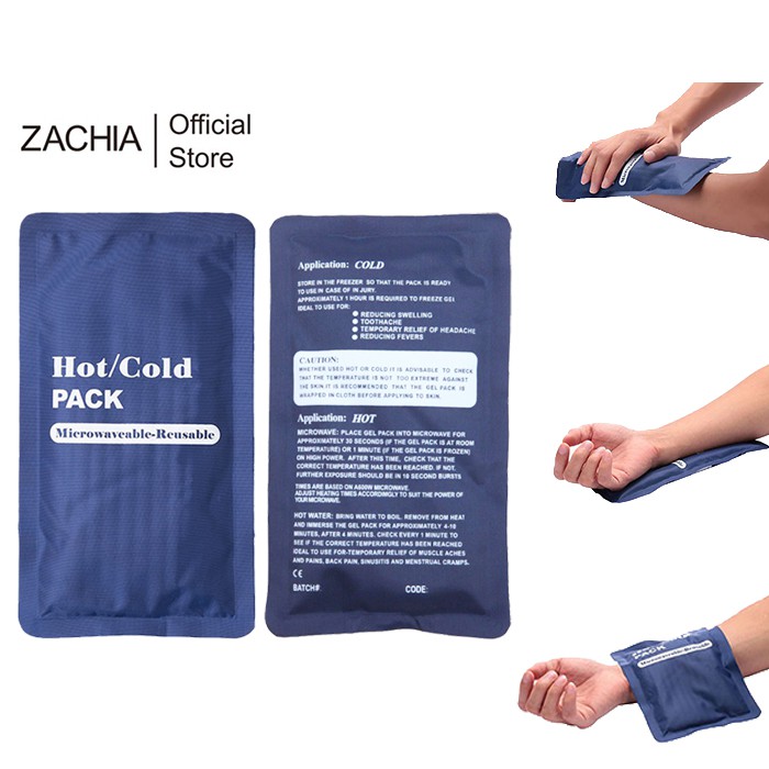 Reusable Cold Hot Compress Bag Gel Ice Pack Cold Compress Therapy Pain ...