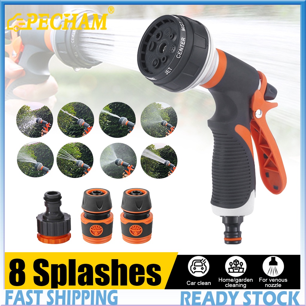 Multifunction 8 in 1 High Pressure water gun water spray gun Car Wash